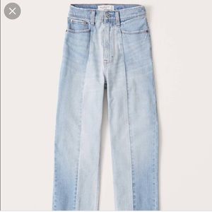 Abercrombie Ankle Straight Ultra High Rise Curve Love